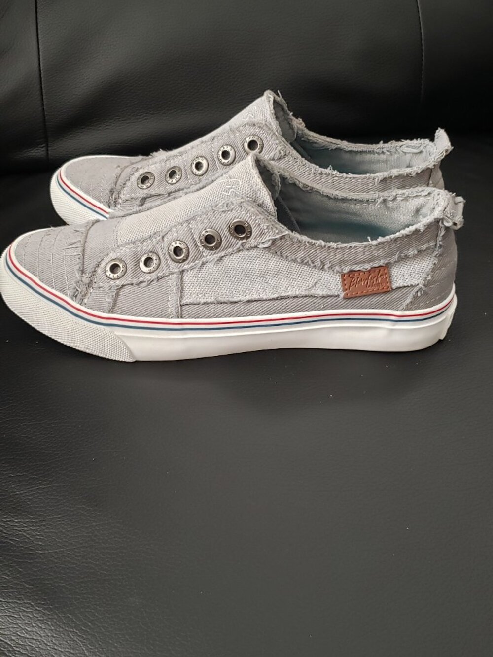 Sneakers - BlowFish Malibu Aussie Canvas Slip-On Sneakers - Size 7